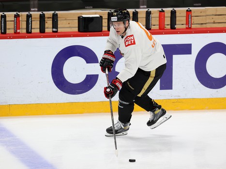 Раскатка «Авангарда» перед матчем с «Металлургом»