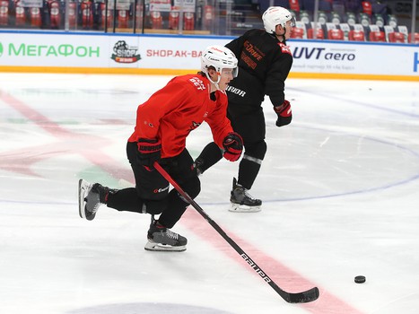 Раскатка «Авангарда» перед выездным матчем с «Ак Барсом»