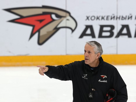 Раскатка «Авангарда» перед матчем со «Спартаком»