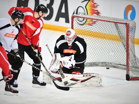 Раскатка "Авангарда" перед матчем с "Амуром"