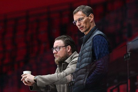 Раскатка «Авангарда» перед матчем с «Ак Барсом»