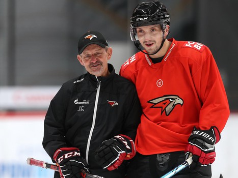 Первая тренировка «Авангарда» в новом сезоне