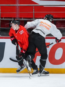 Раскатка «Авангарда» перед матчем с «Сочи»