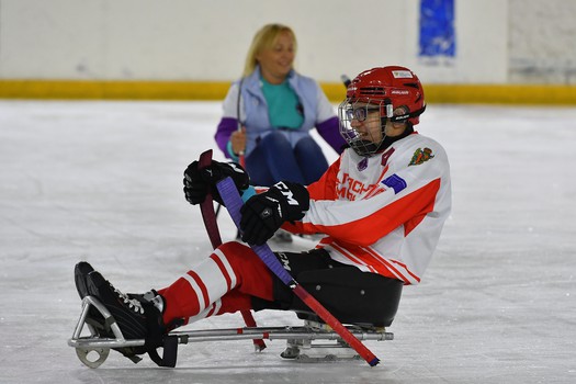 Турнир по следж-хоккею в Омске, день 2
