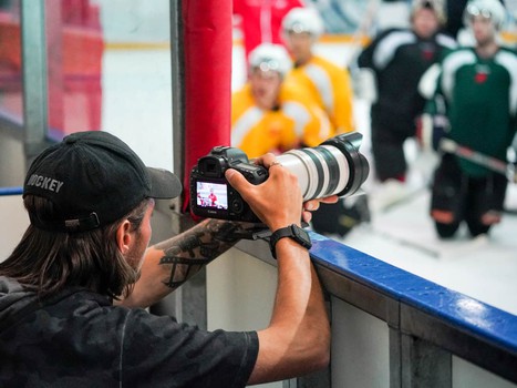 Открытая тренировка "Авангарда" для СМИ