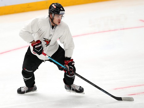 Раскатка «Авангарда» перед матчем с минским «Динамо»