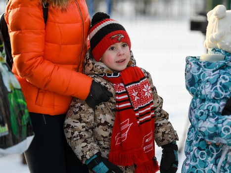 Новая хоккейная коробка в Омске