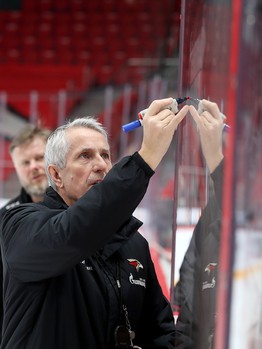 Тренировка «Авангарда» перед выездом