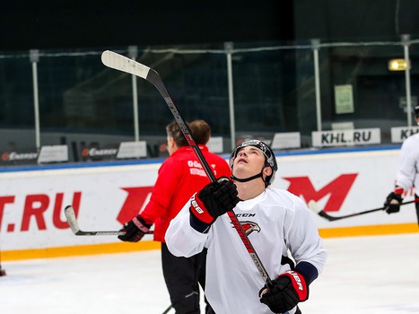 Раскатка «Авангарда» перед вторым матчем с «Адмиралом»