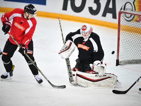 Раскатка "Авангарда" перед матчем с "Амуром"