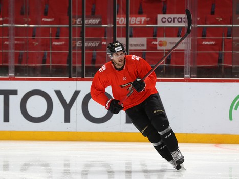 Раскатка «Авангарда» перед матчем с «Сибирью»