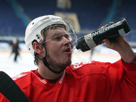 Раскатка «Авангарда» перед выездным матчем с «Нефтехимиком»