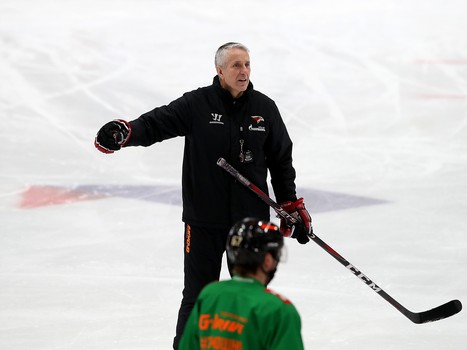 Раскатка «Авангарда» перед матчем с «Амуром»