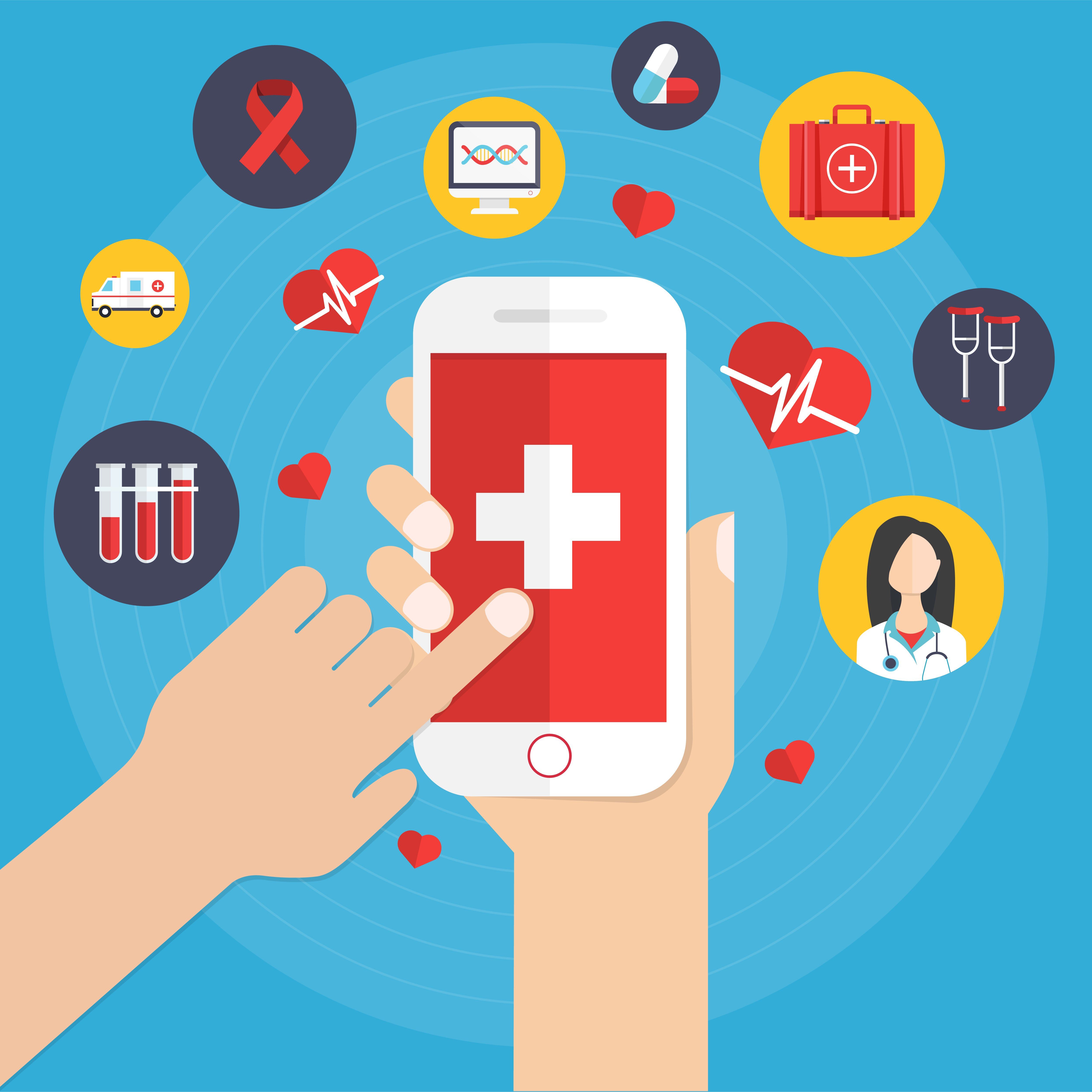 Бесплатное медицинское приложение. Мобильное приложение медицина. Медицинские приложения. Медицинская программа для андроид. Смартфон и здоровье.