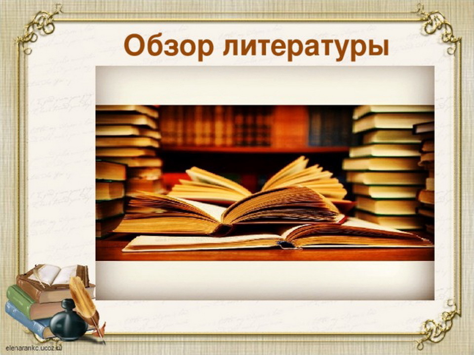 2 3 художественной литературы. Обзор литературы. Литературный обзор (по). Обзор литературы картинки. Обзор по литературным источникам.